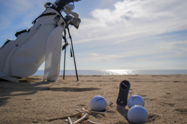 Clublender golf bag, balls, tees and divot repair tool