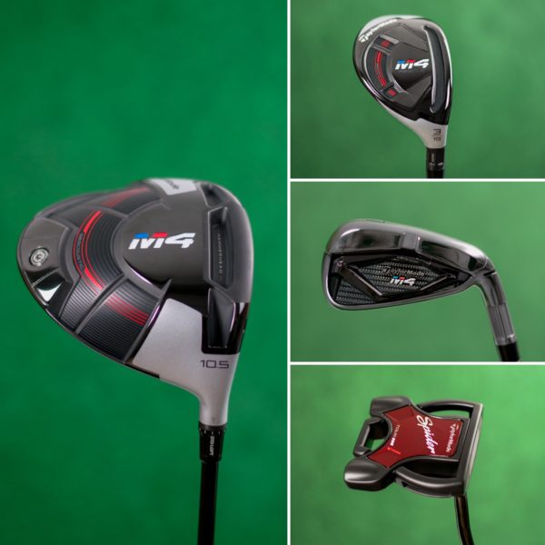 TaylorMade M4 golf clubs for rent