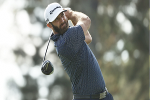 Dustin Johnson at The Masters