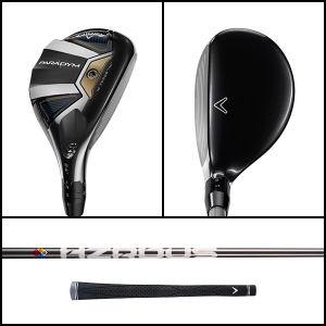 Callaway Paradym hybrids (regular flex), +1/2"