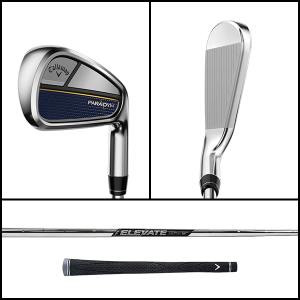 Callaway Paradym irons (regular flex)