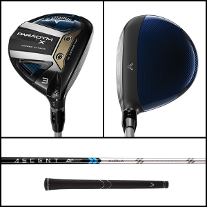 Callaway Paradym X fairway woods (women's flex)