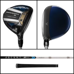 Callaway Paradym X fairway woods (light flex)