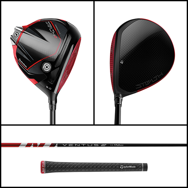 TaylorMade Stealth / Stealth 2 combo (stiff flex), +1/2 inch