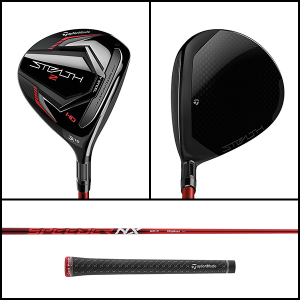 TaylorMade Stealth 2 HD fairway woods (senior flex)