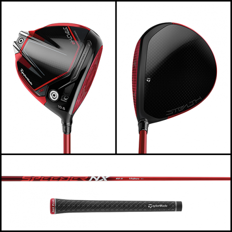Left Handed Driver Mens Golf New TaylorMade Stealth 2 HD 10.5