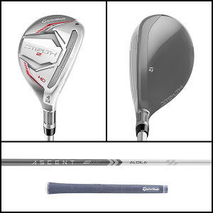 TaylorMade Stealth 2 HD hybrids (women's flex)