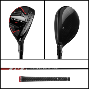 TaylorMade Stealth 2 hybrid (stiff flex), +1/2"