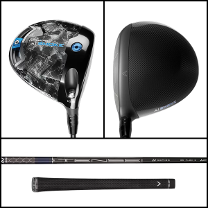 Callaway Paradym Ai Smoke MAX driver (stiff flex)