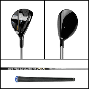 TaylorMade Qi10 Max hybrids (senior flex)