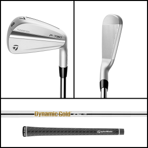 TaylorMade P790 (2023) irons (regular flex)