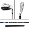 TaylorMade Qi10 irons (regular flex), graphite shafts, +1/2"