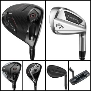 Callaway Apex Ai200 / Quantum Triple Diamond combo (right-handed, stiff flex)
