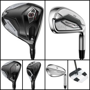 Callaway Quantum Max (right-handed, stiff flex; 12-club configuration)