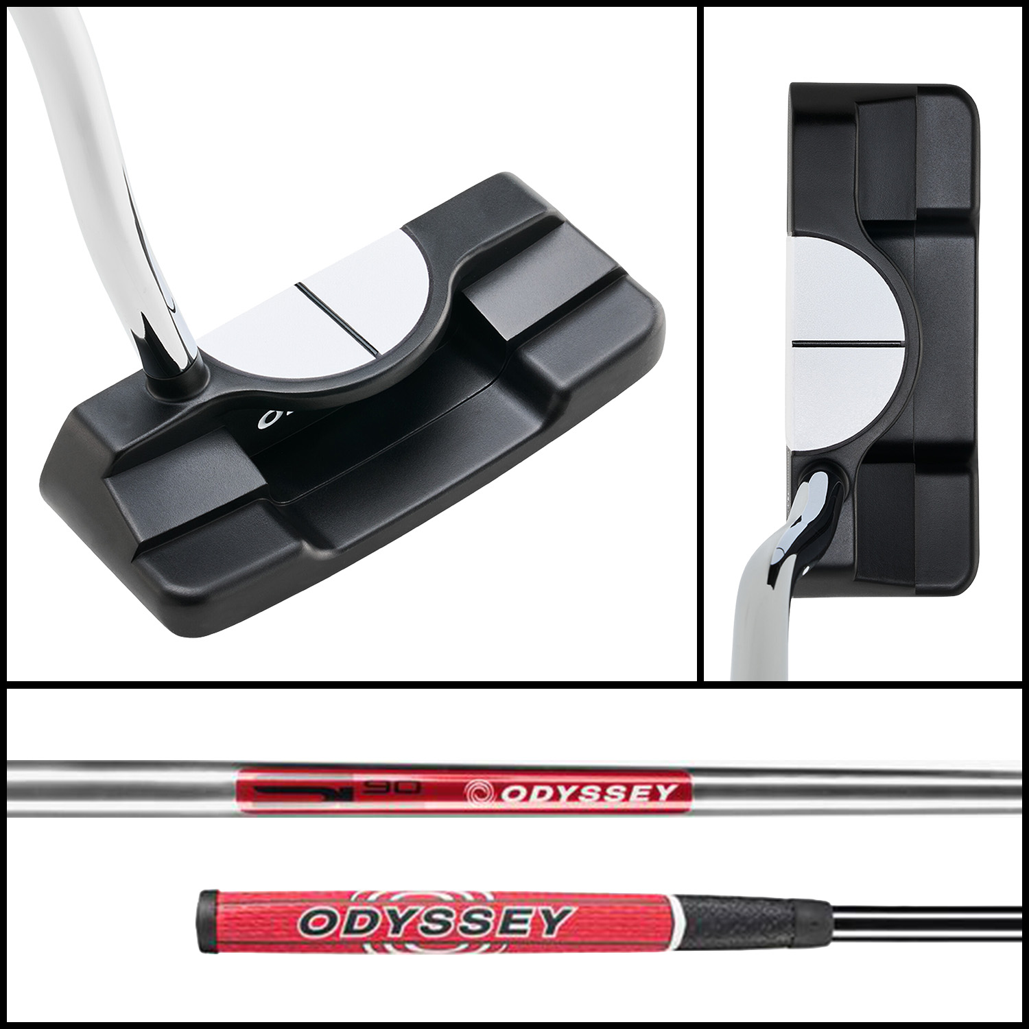 Odyssey Ai-DUAL Double Wide 1/2 Ball putter