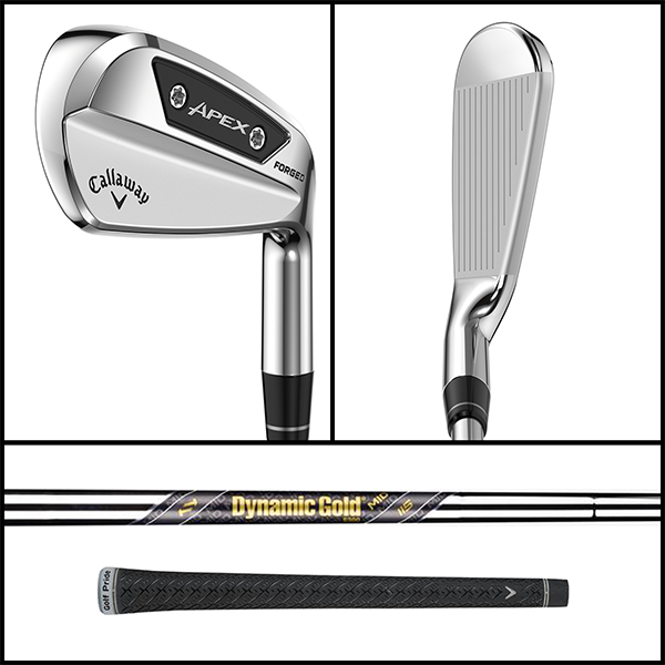 Callaway Apex Ai150 irons (stiff flex)