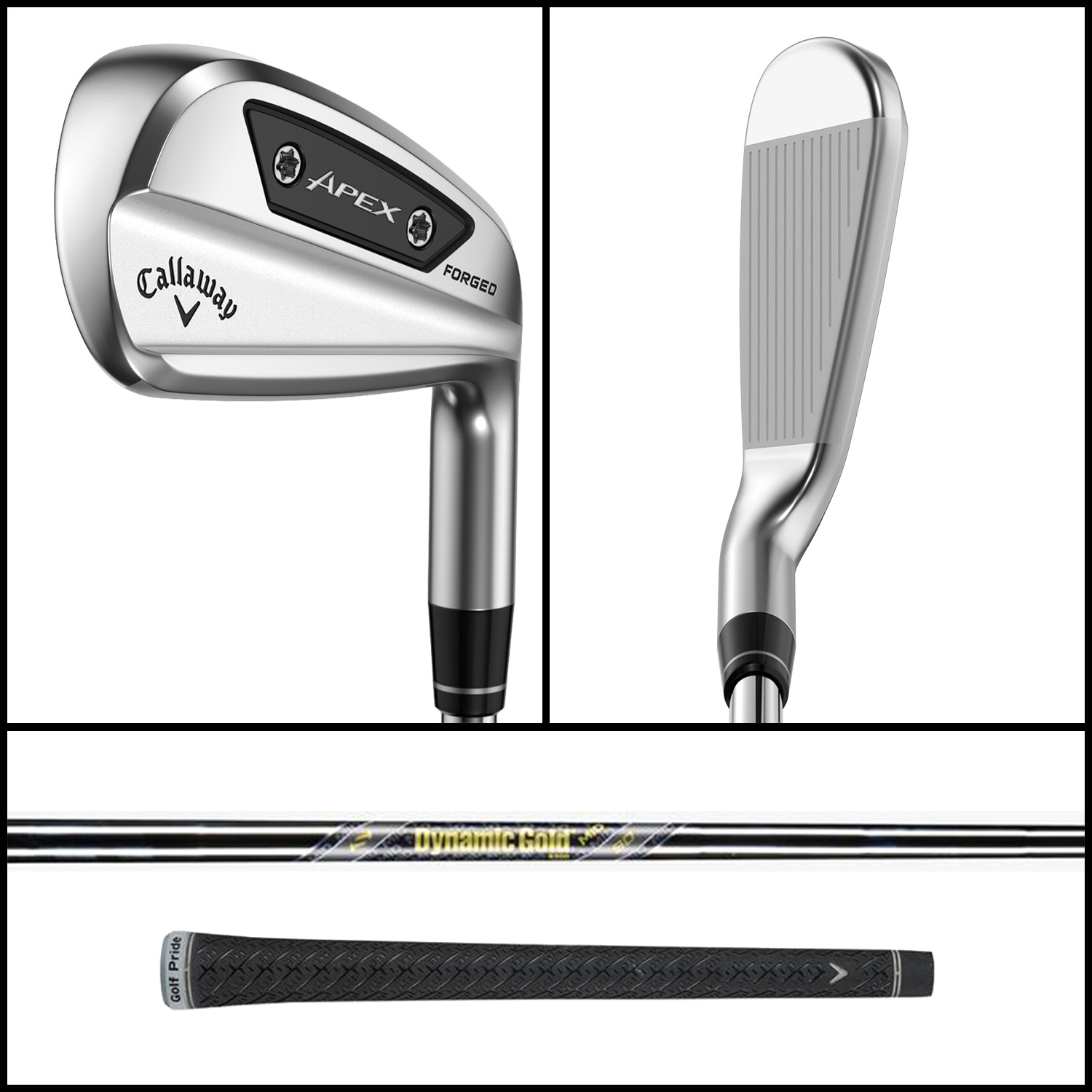 Callaway Apex Ai200 irons (stiff flex)