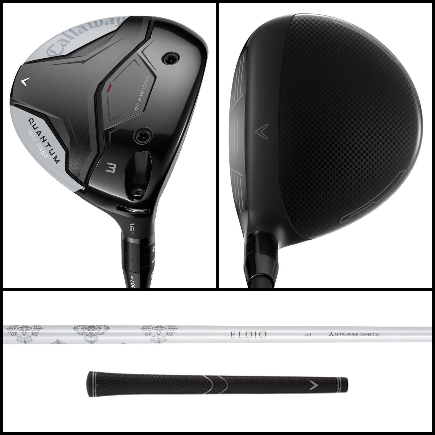 Callaway Quantum Max Fast fairway woods (women's flex)