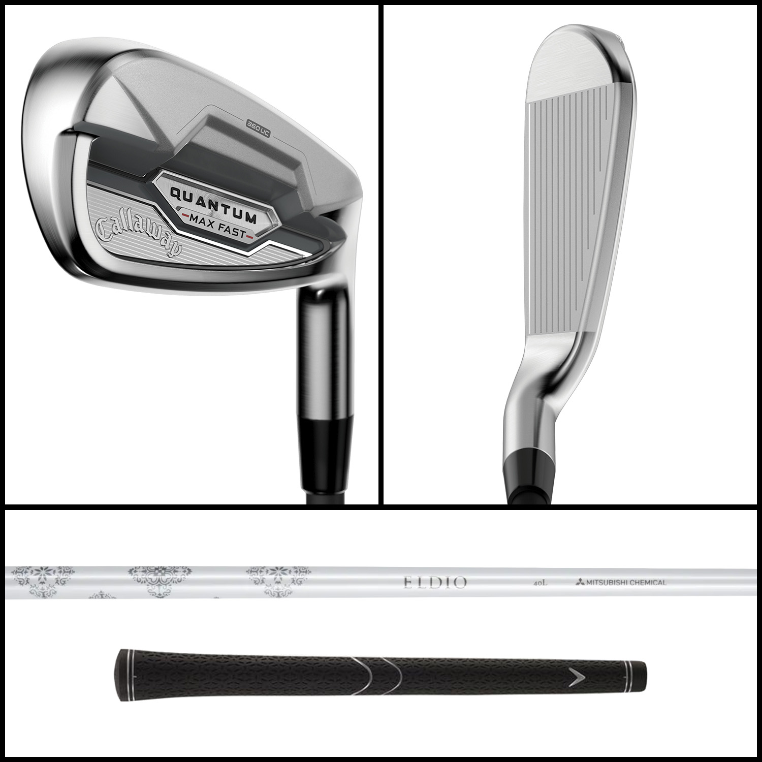 Callaway Quantum Max Fast irons and wedges (women's flex)